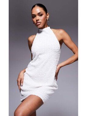 liv foster sequin halter mini dress | Dresses | Liv Foster Vneck Stripe Pink Size 6 July 26  Drop